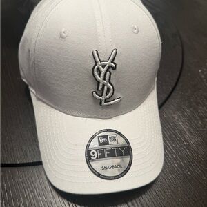 Saint Laurent YSL x New Era Cassandre Canvas Cap – white – Adjustable